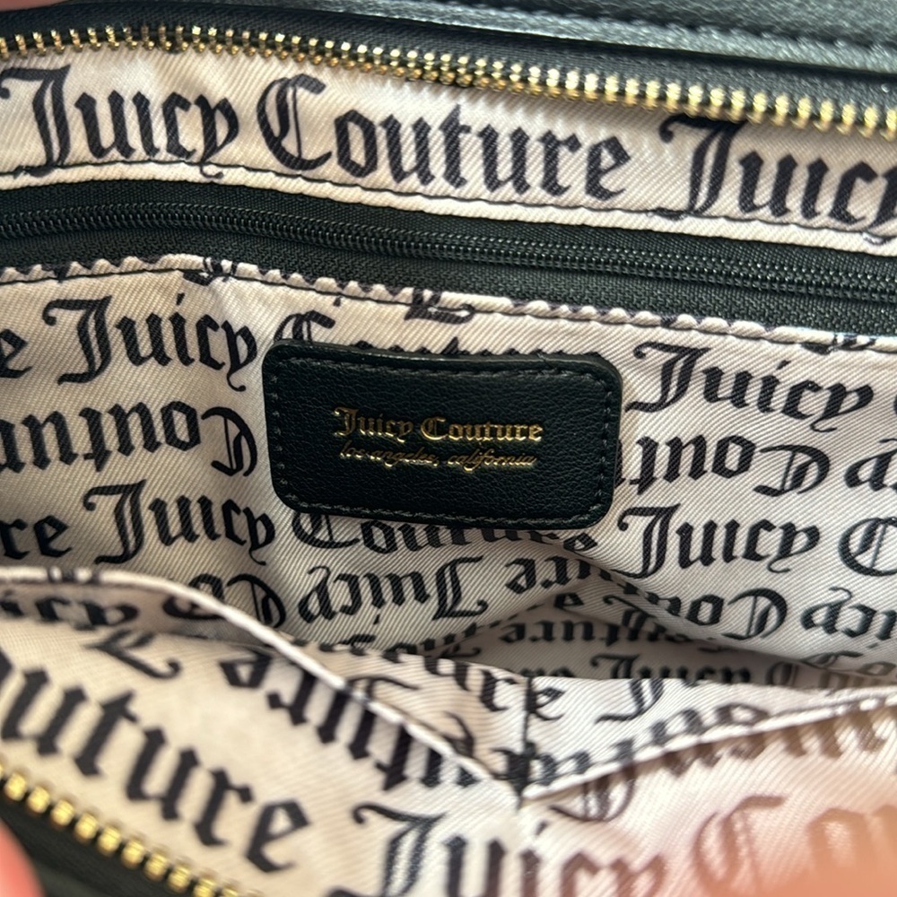 ✨BAG AND WALLET✨Juicy Couture Black Handbag and matching small wallet both NEW - Picture 7 of 12